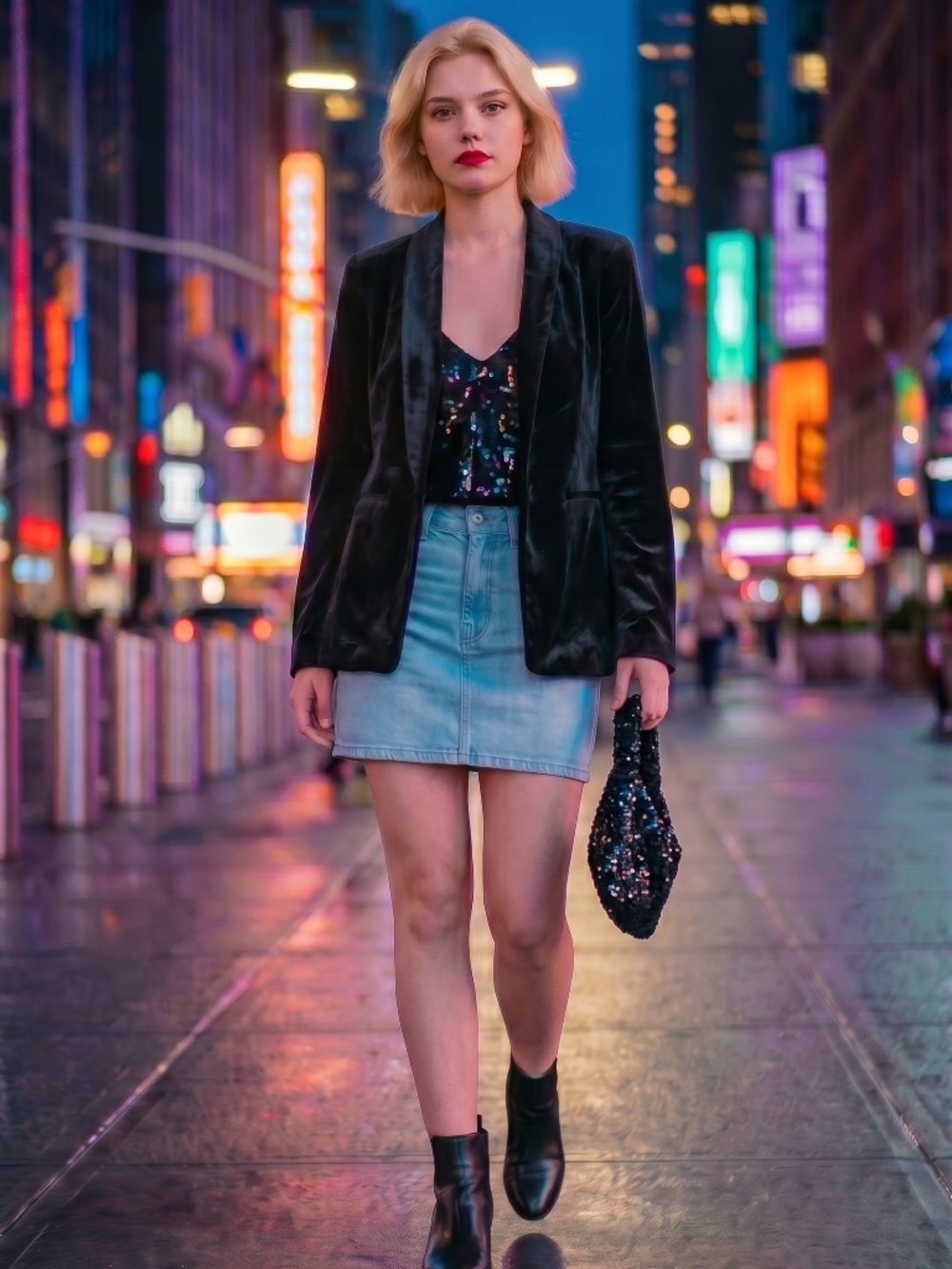 Stylish velvet blazer by Paige